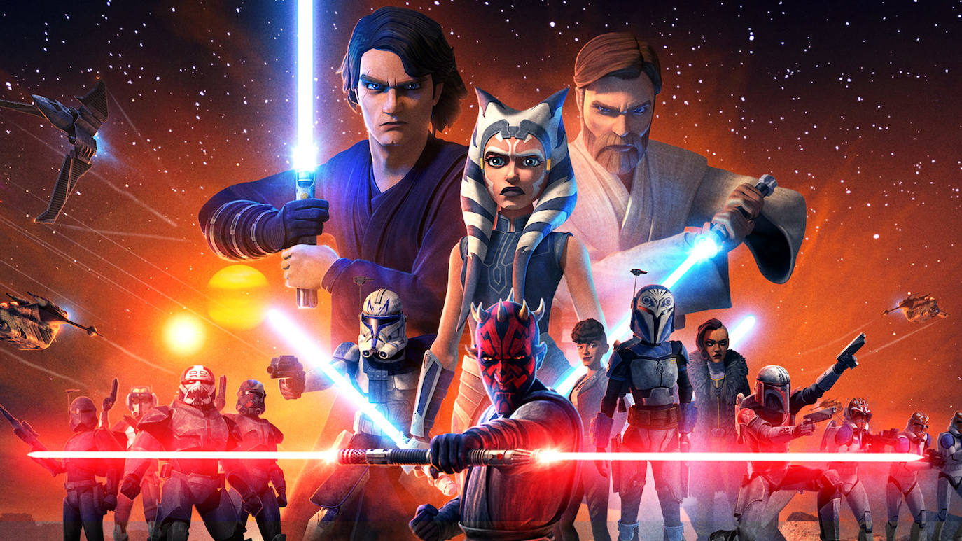 'Star Wars: Clone Wars'. La plataforma de Disney contará con otro título del mundo de la Guerra de las Galaxias, esta vez en formato de animación.