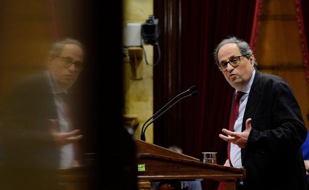 El presidente de la Generalitat, Quim Torra. 