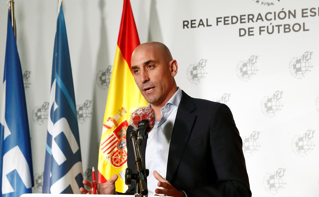 Rubiales, en una comparecencia reciente