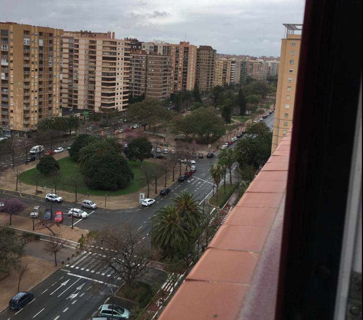 Vistas desde la ventana del confinamiento de Pilar Roig. 