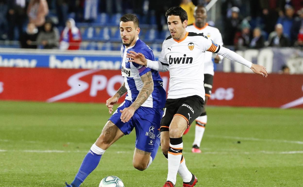 Dani Parejo, durante un partido contra el Alavés.