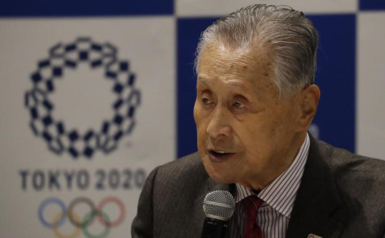 Yoshiro Mori, presidente del comité organizador de Tokio 2020. 