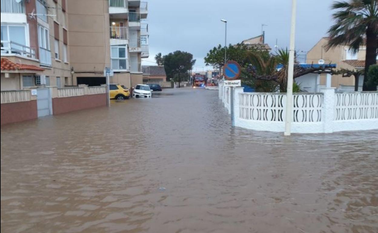 Lluvias en Almassora.