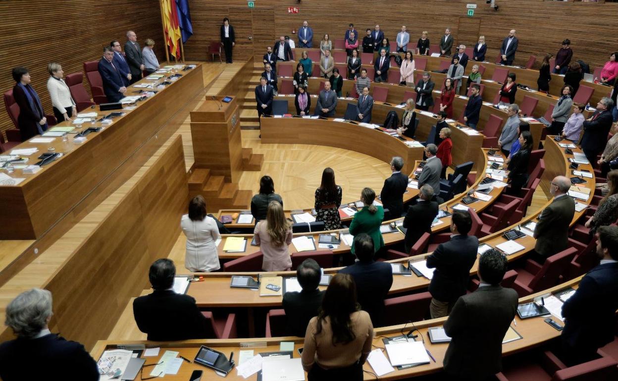 Un pleno de Les Corts esta legislatura. 