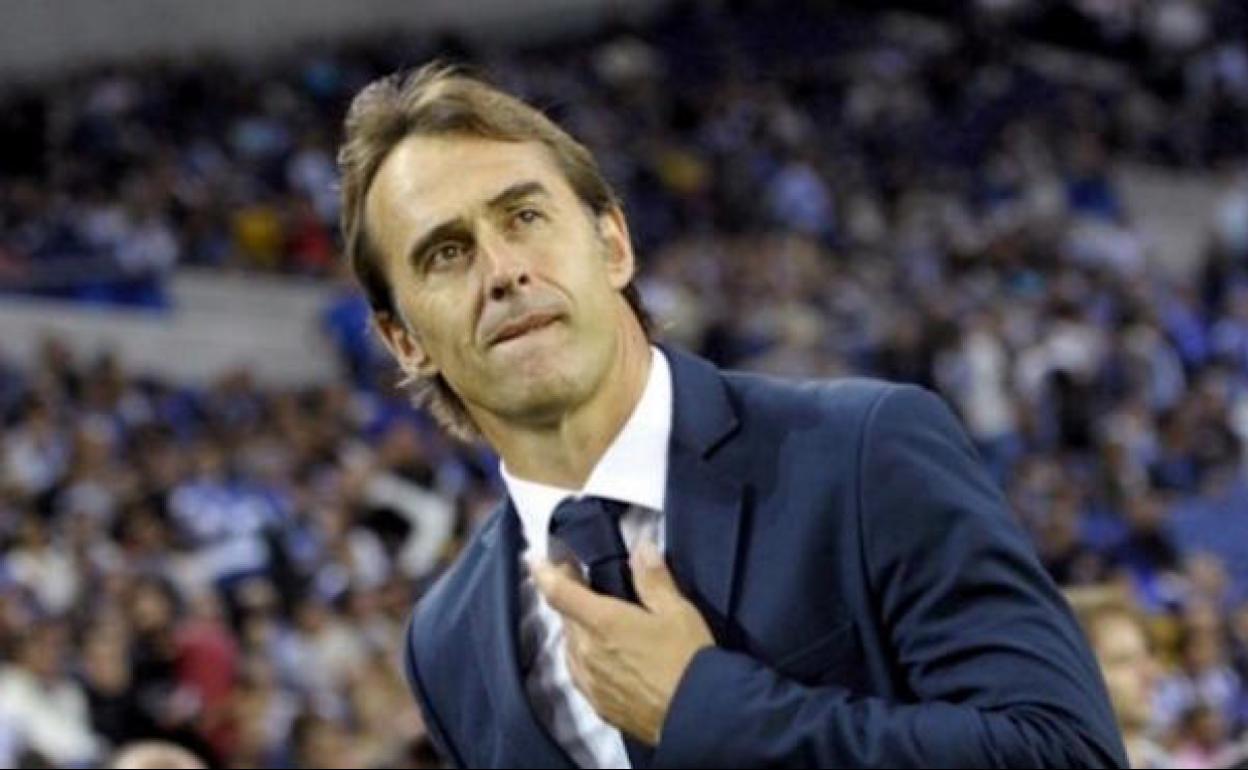Julen Lopetegui, entrenador del Sevilla. 