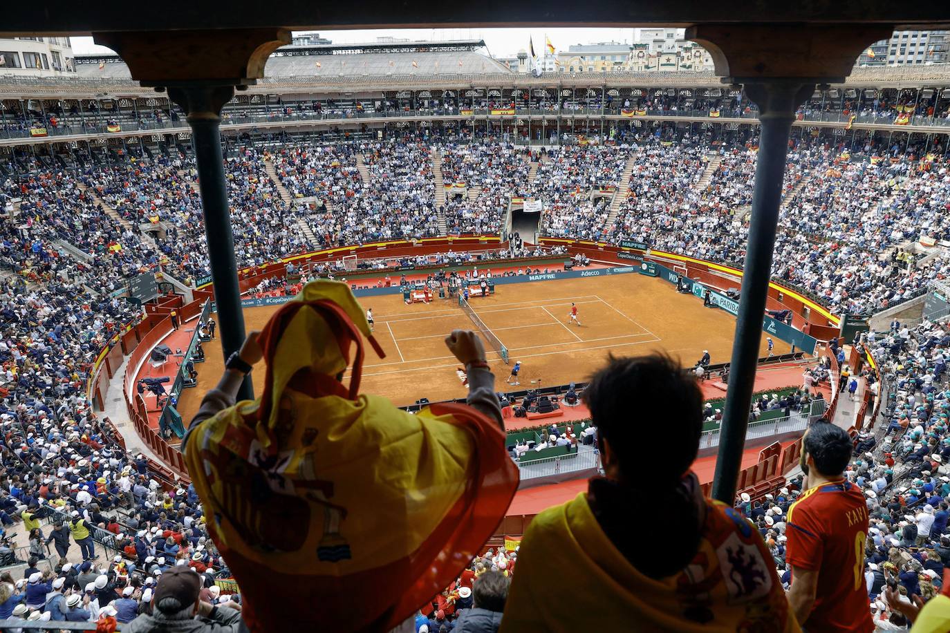 Eventos deportivos, como la Copa Davis que Valencia acogió en 2018, están abiertos a un publico numeroso.