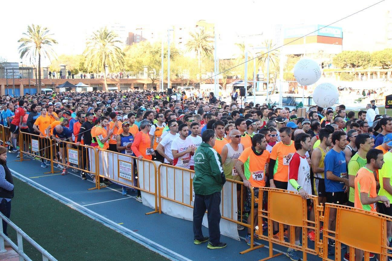 El cauce del río es un espacio en el que también muchos deportistas coinciden.