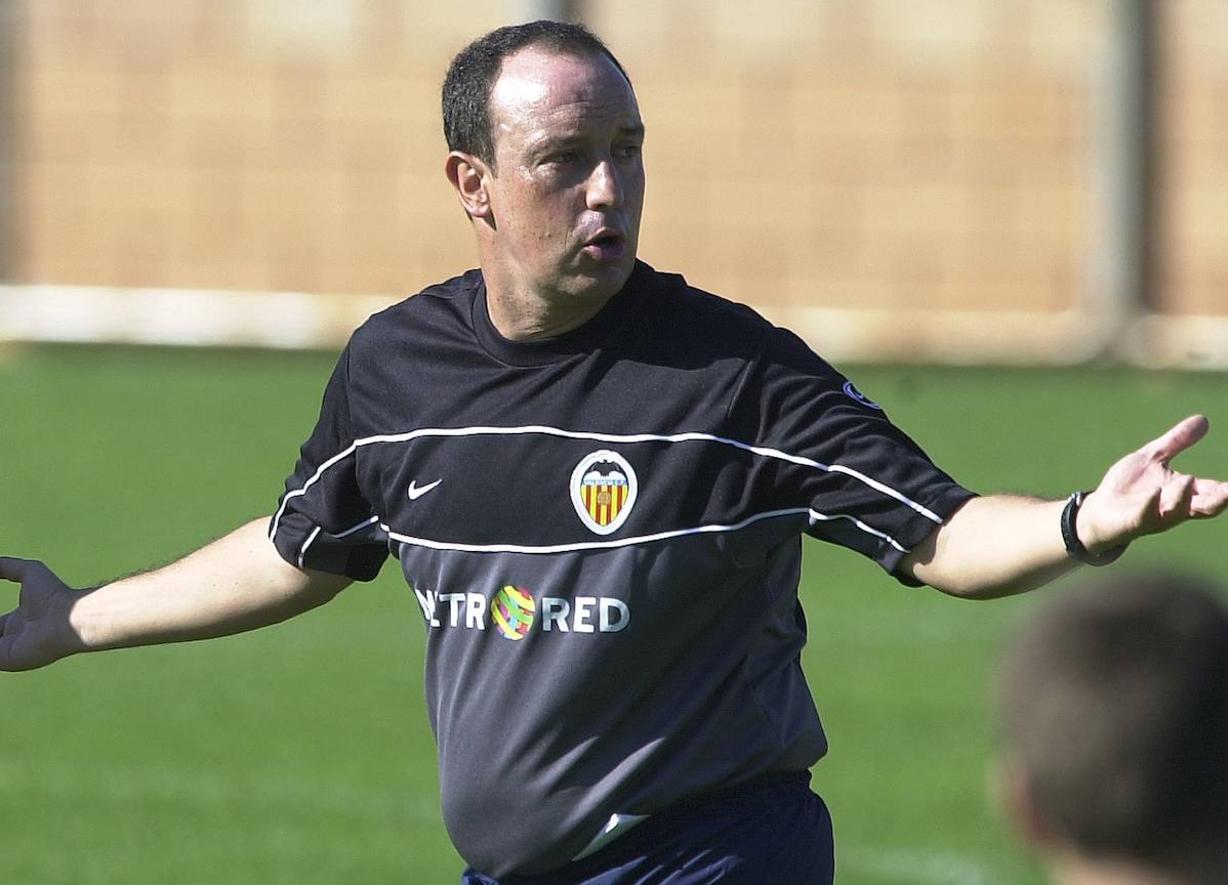 El técnico, en un entrenamiento