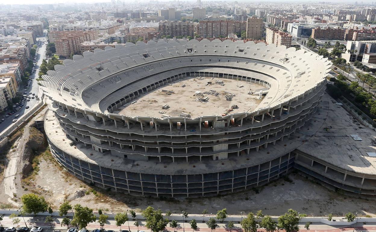 Así lucen las obras del nuevo estadio en la actualidad 