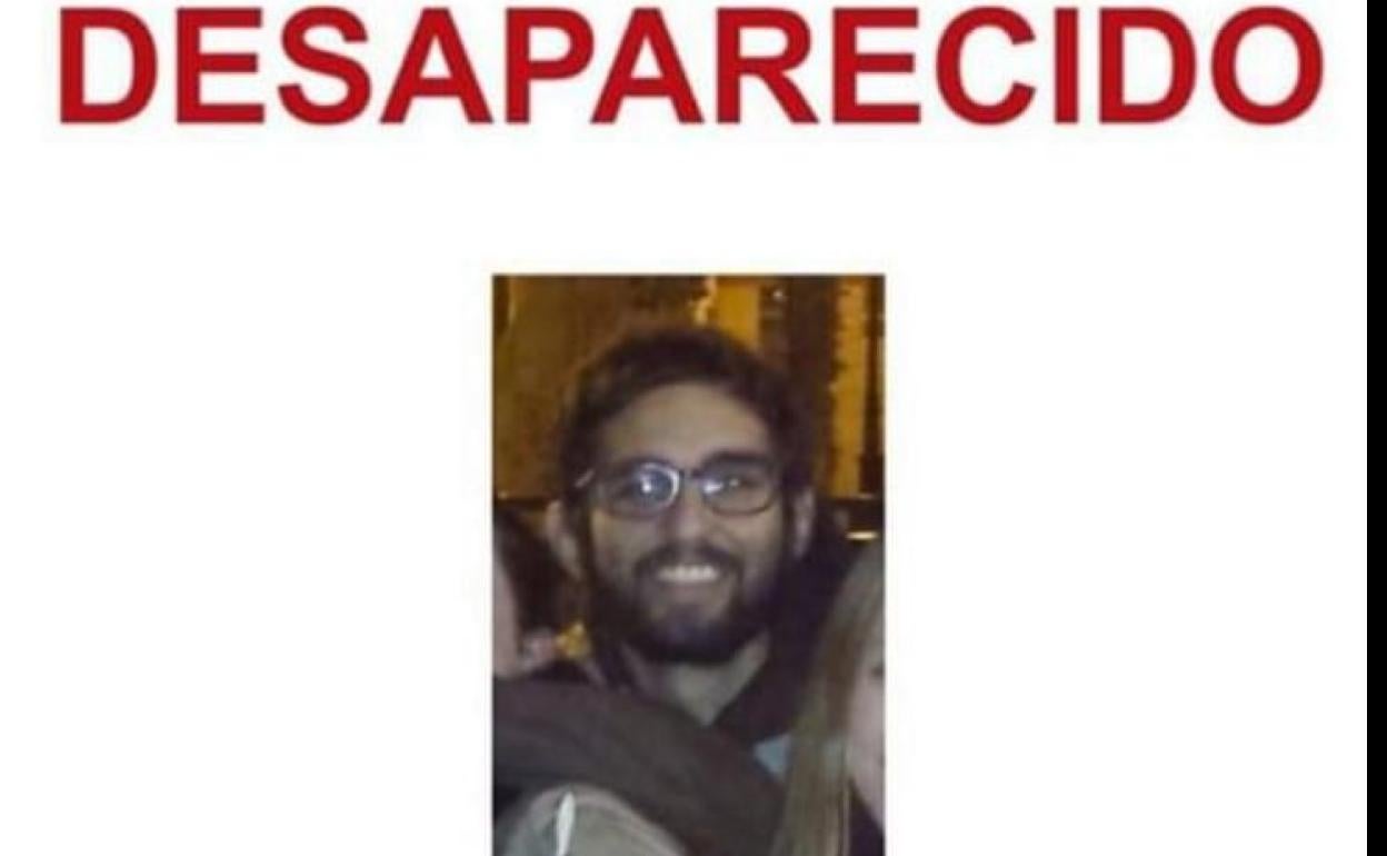 El joven desaparecido en Gandia el lunes 13 de abril. 