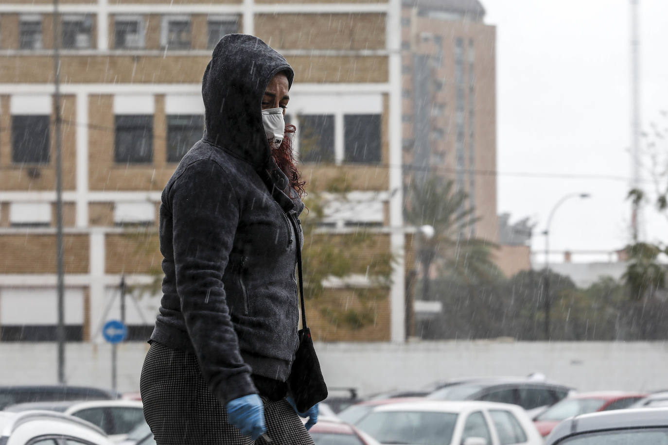 Enésimo día de precipitaciones en la ciudad durante la crisis sanitaria