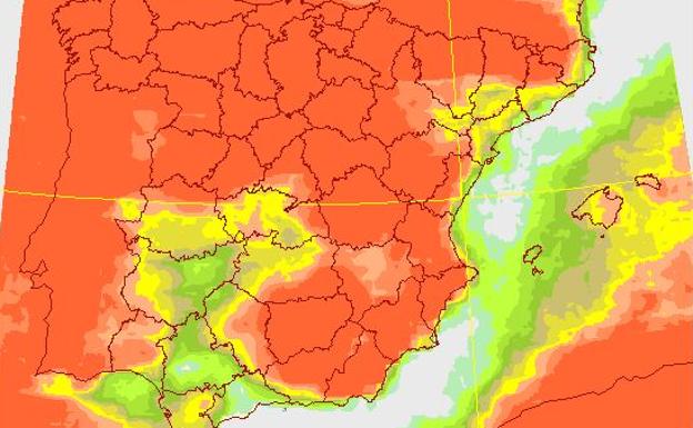 Aemet anuncia lluvias durante buena parte del domingo