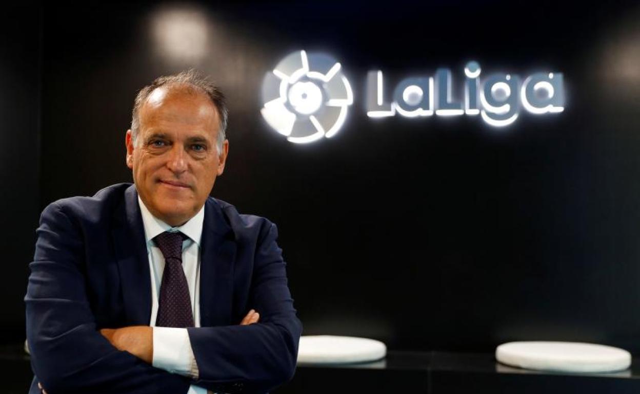 Javier Tebas, presidente de LaLiga. 