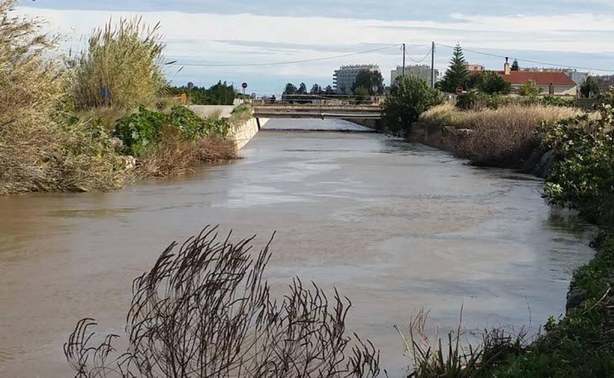 Río Vaca a la altura de Xeraco. 