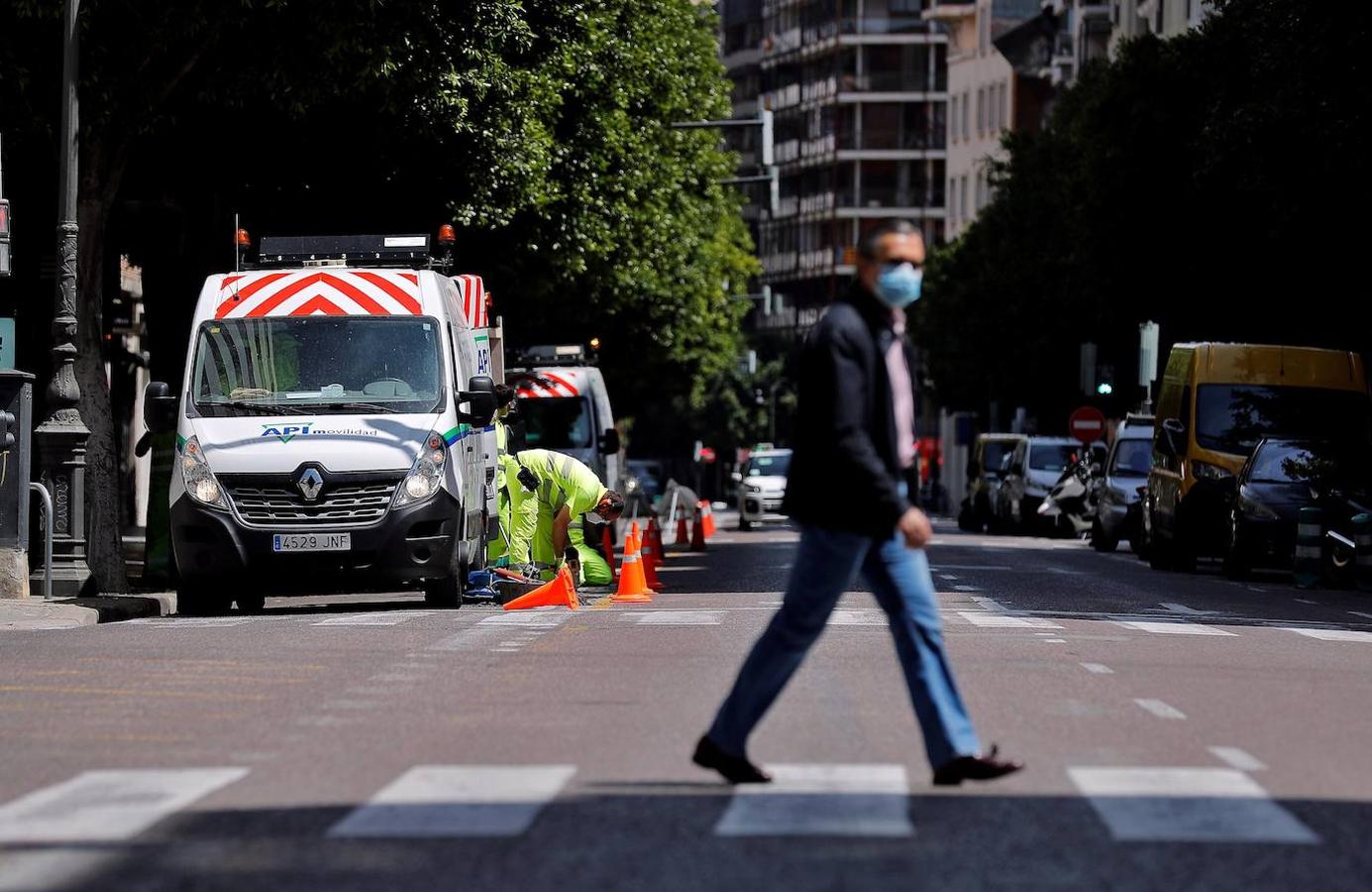 Fotos: Comienzan las obras de la calle Colón