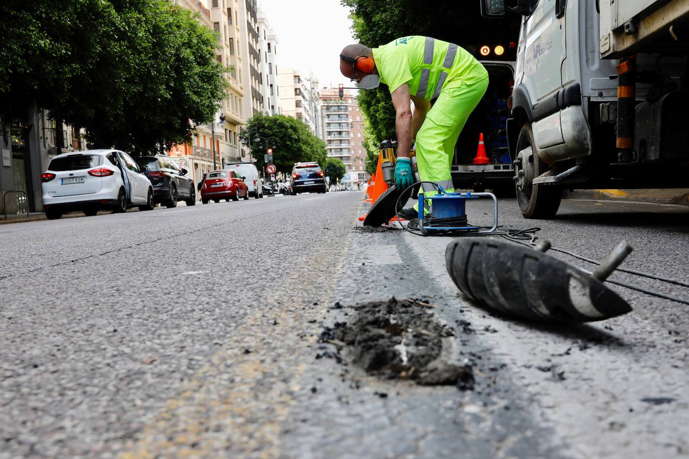 Fotos: Comienzan las obras de la calle Colón