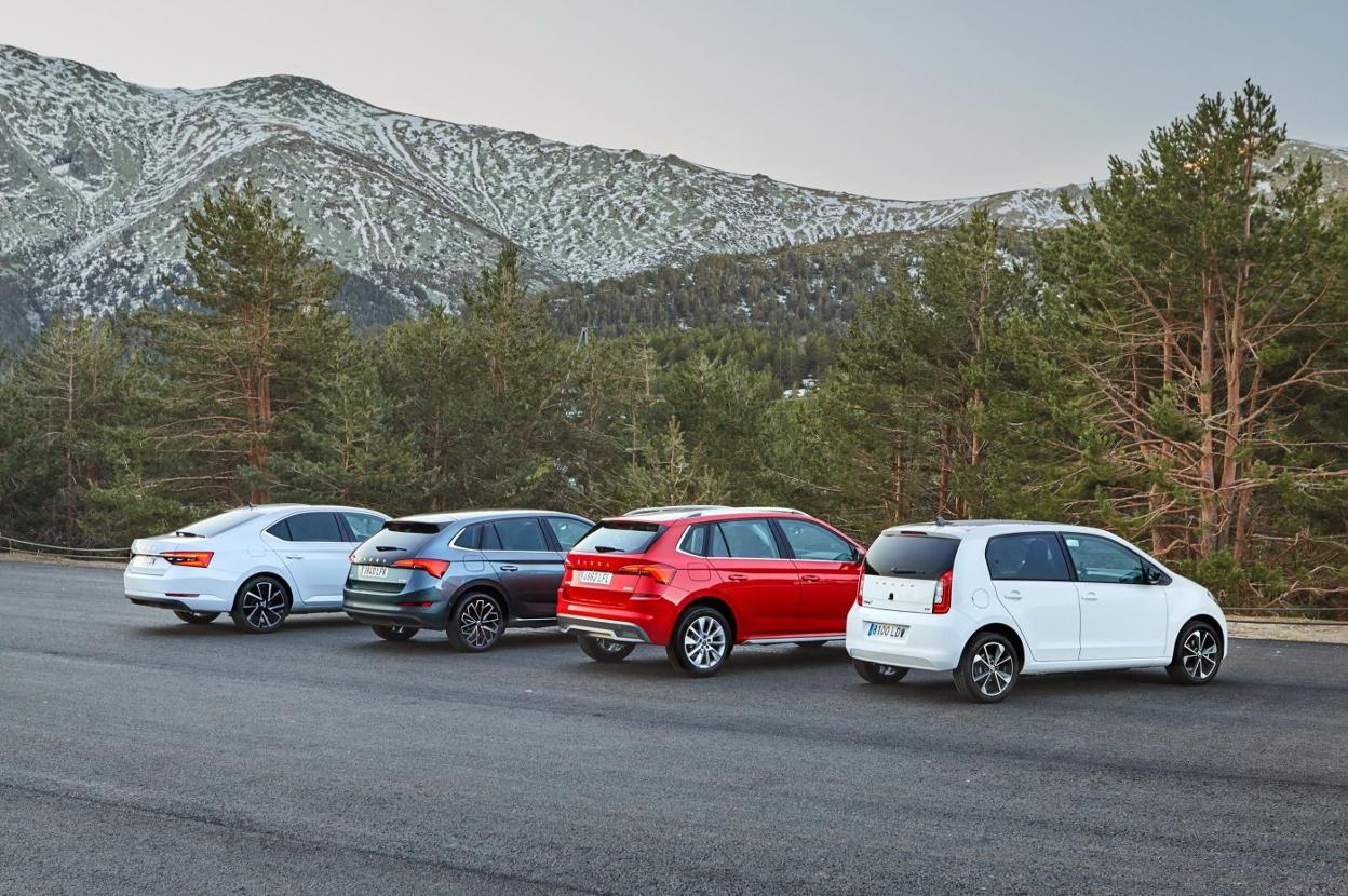 La gama Skoda cuenta ahora con dos modelos de etiqueta cero y dos con etiqueta eco.