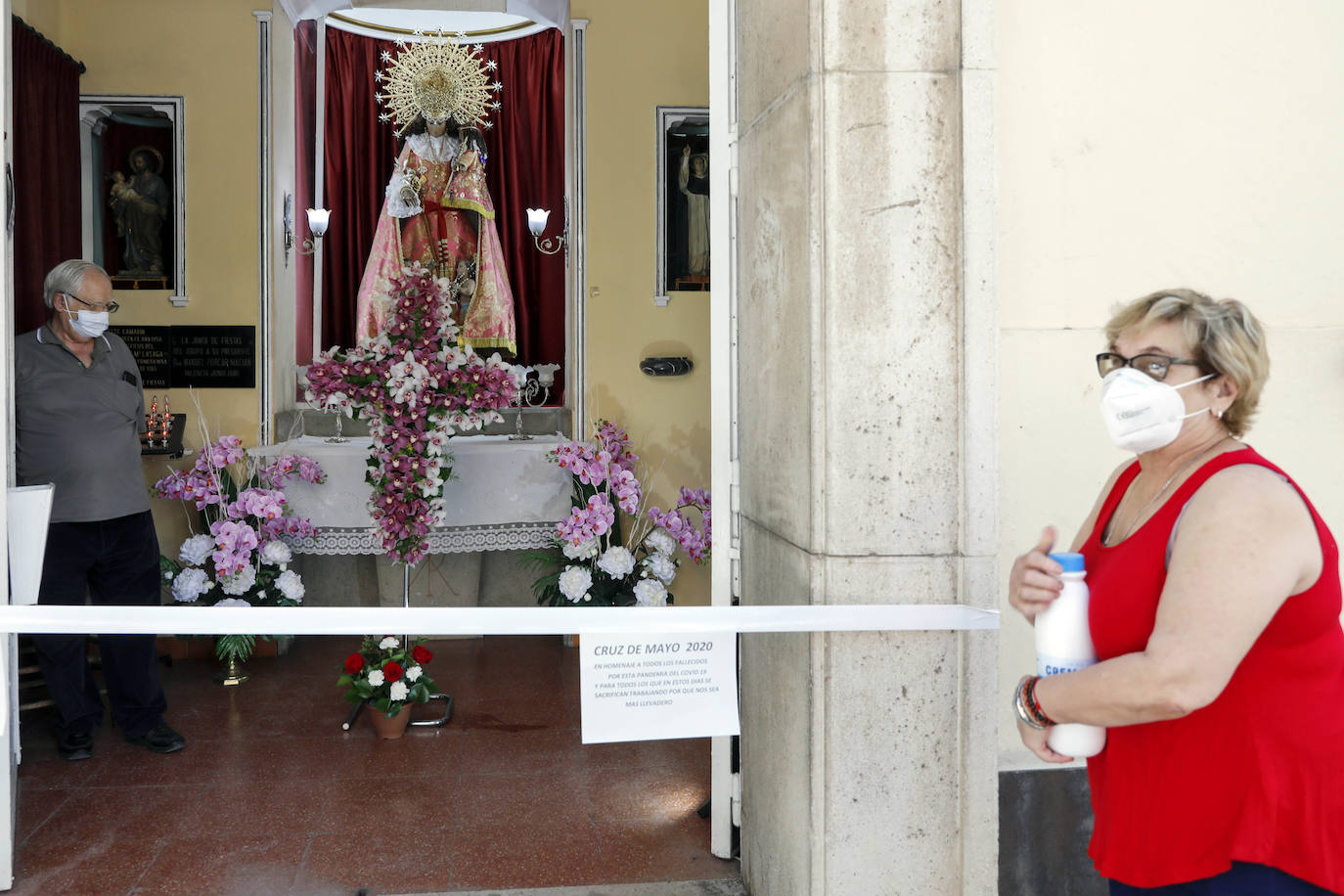 Cruz de mayo de la Virgen de los Desamparados de Patraix.