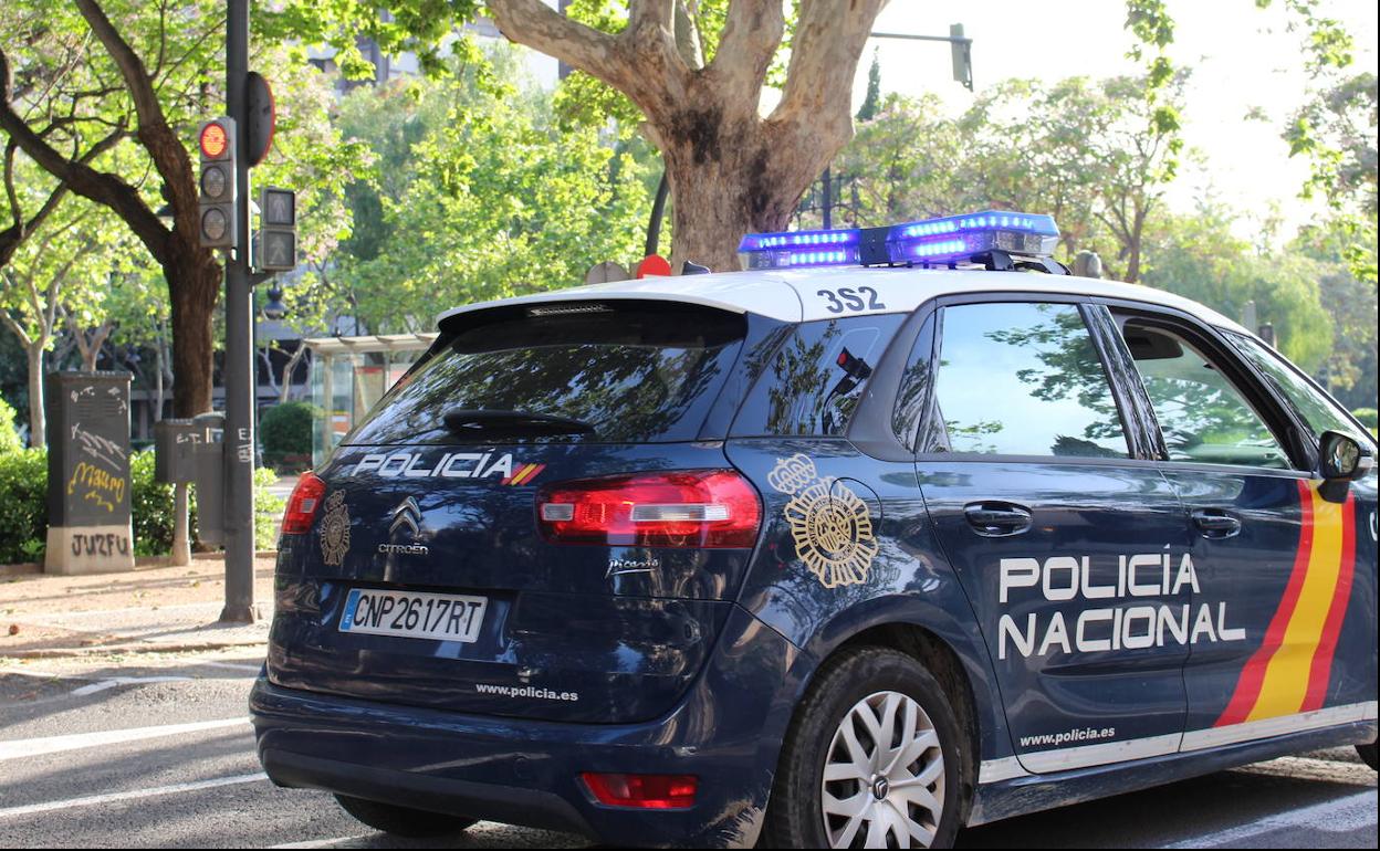 Un coche de la Policía Nacional.