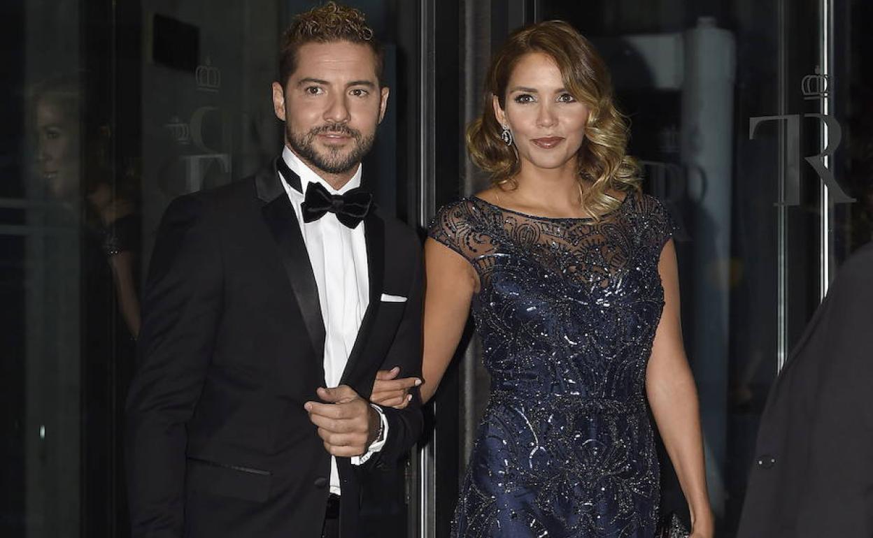 David Bisbal y Rosanna Zanetti, en una imagen de archivo.