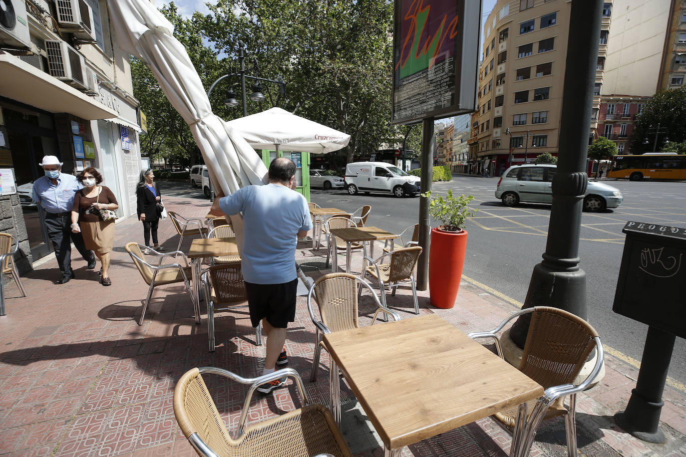 Fotos: Valencia, sin avance cuando ya estaba preparada para la fase 1