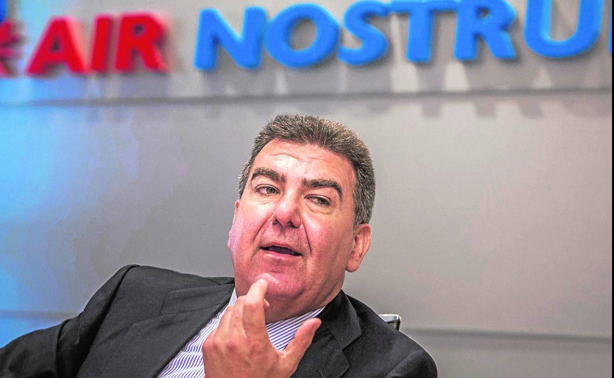 El presidente de Air Nostrum, Carlos Bertomeu.