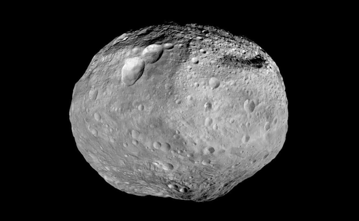 Imagen de un asteroide tomada por la NASA