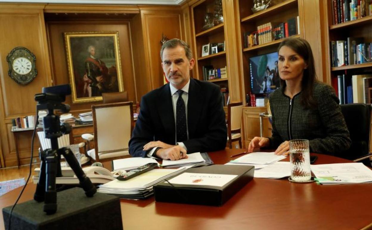 Don Felipe y doña Letizia. 