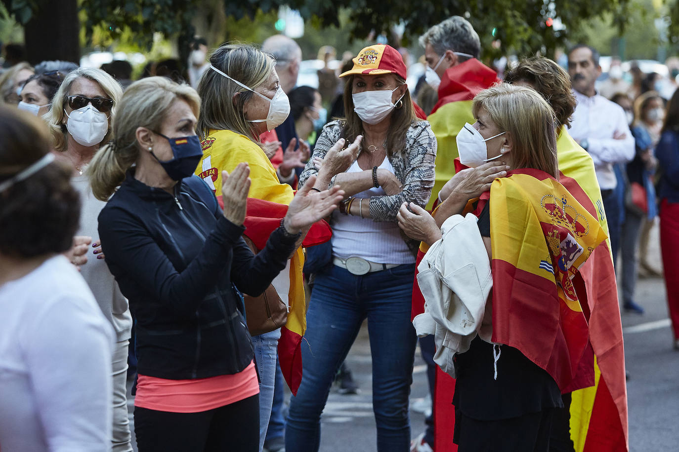 Fotos: Nuevas protestas contra el Gobierno en el paseo de la Alameda