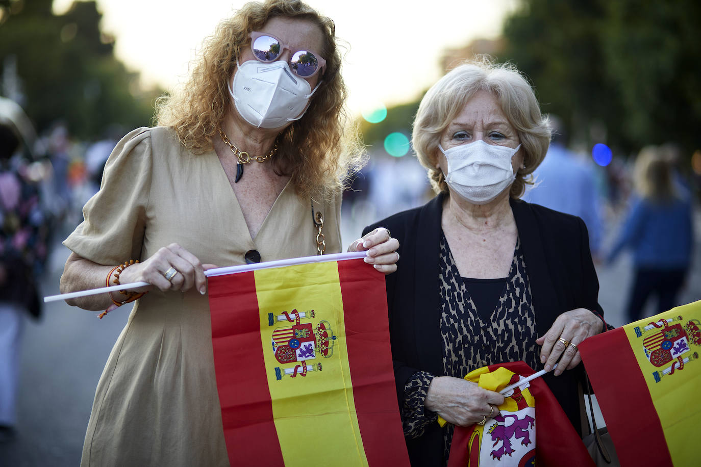 Fotos: Nuevas protestas contra el Gobierno en el paseo de la Alameda