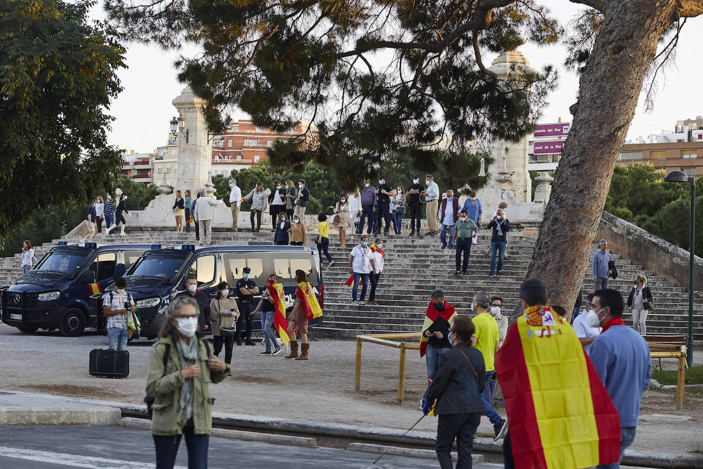 Fotos: Nuevas protestas contra el Gobierno en el paseo de la Alameda