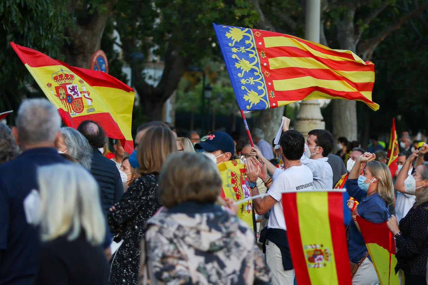 Fotos: Nuevas protestas en Valencia por la gestión del Gobierno