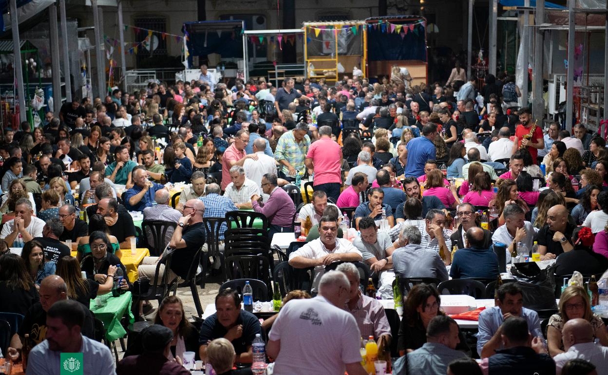 Uno de los actos de las fiestas de Carlet. 