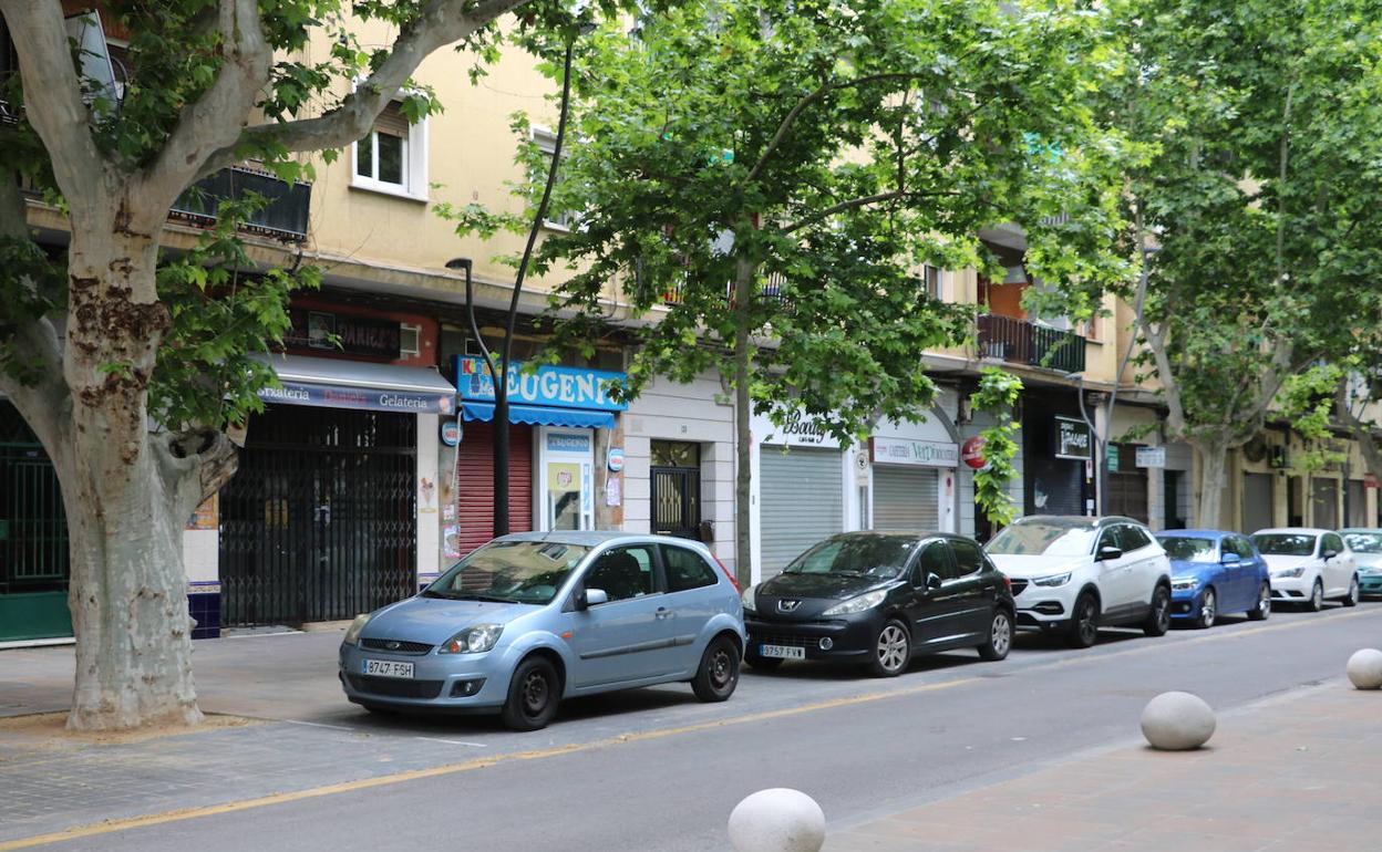 Una de las calles comerciales. 