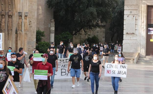 Manifestación en la Valencia