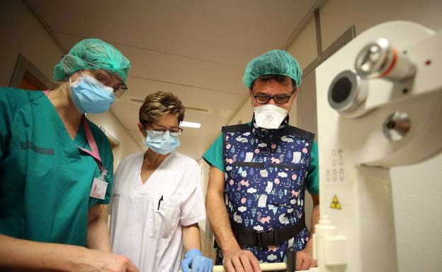 Profesionales en el Hospital La Fe de Valencia