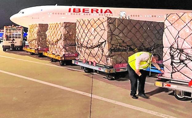 Plaza Forwarding fleta dos vuelos chárter para traer 40 toneladas de material médico de China