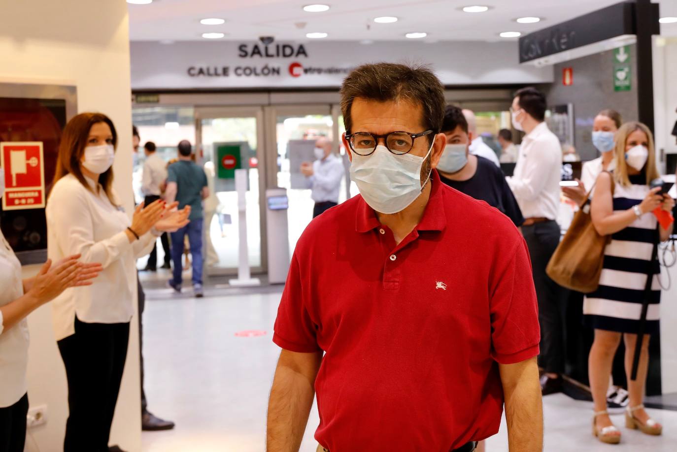 Reapertura de los centros comerciales en Valencia tras el confinamiento