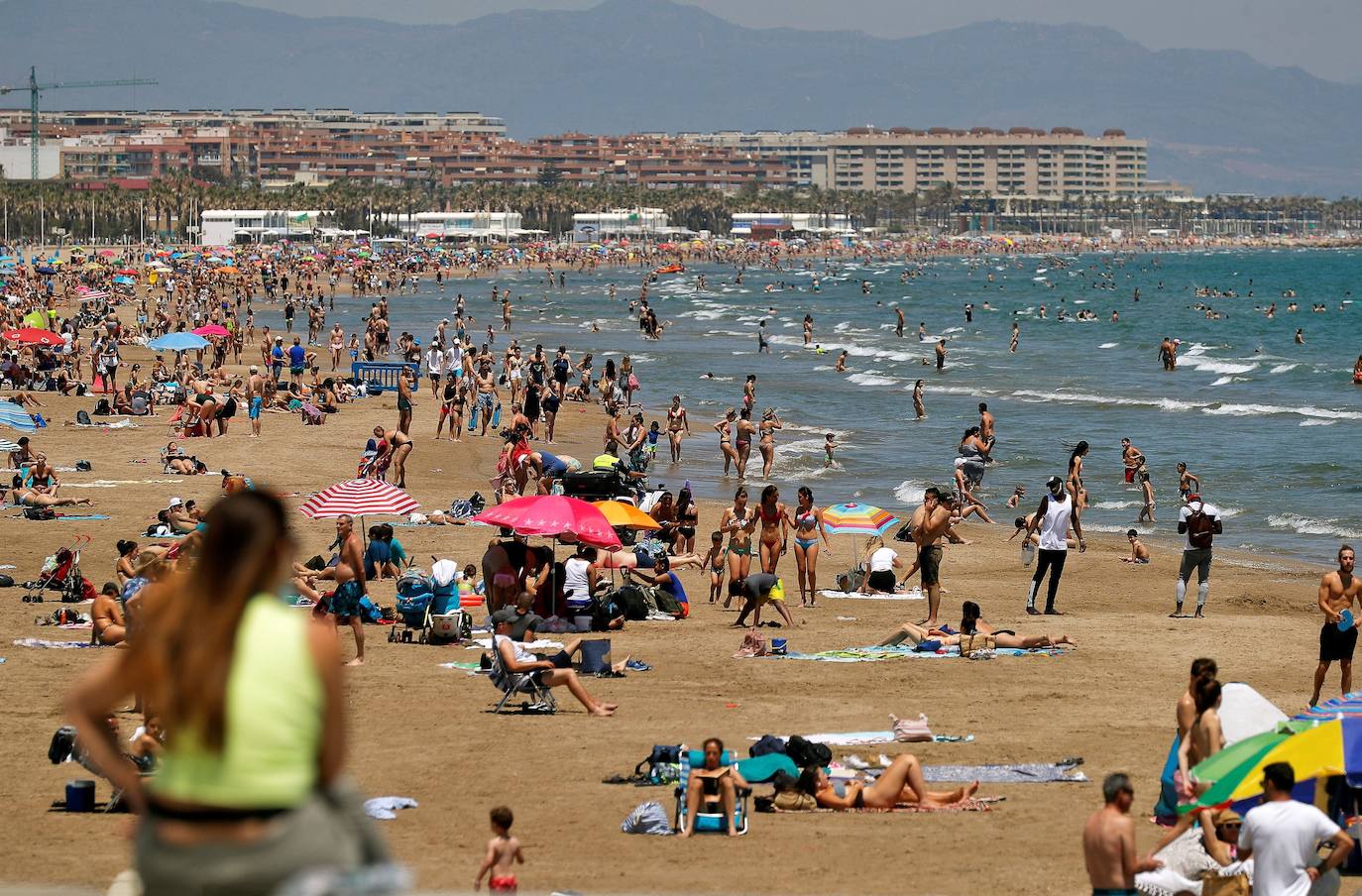 Fotos: Sábado de playa en Valencia