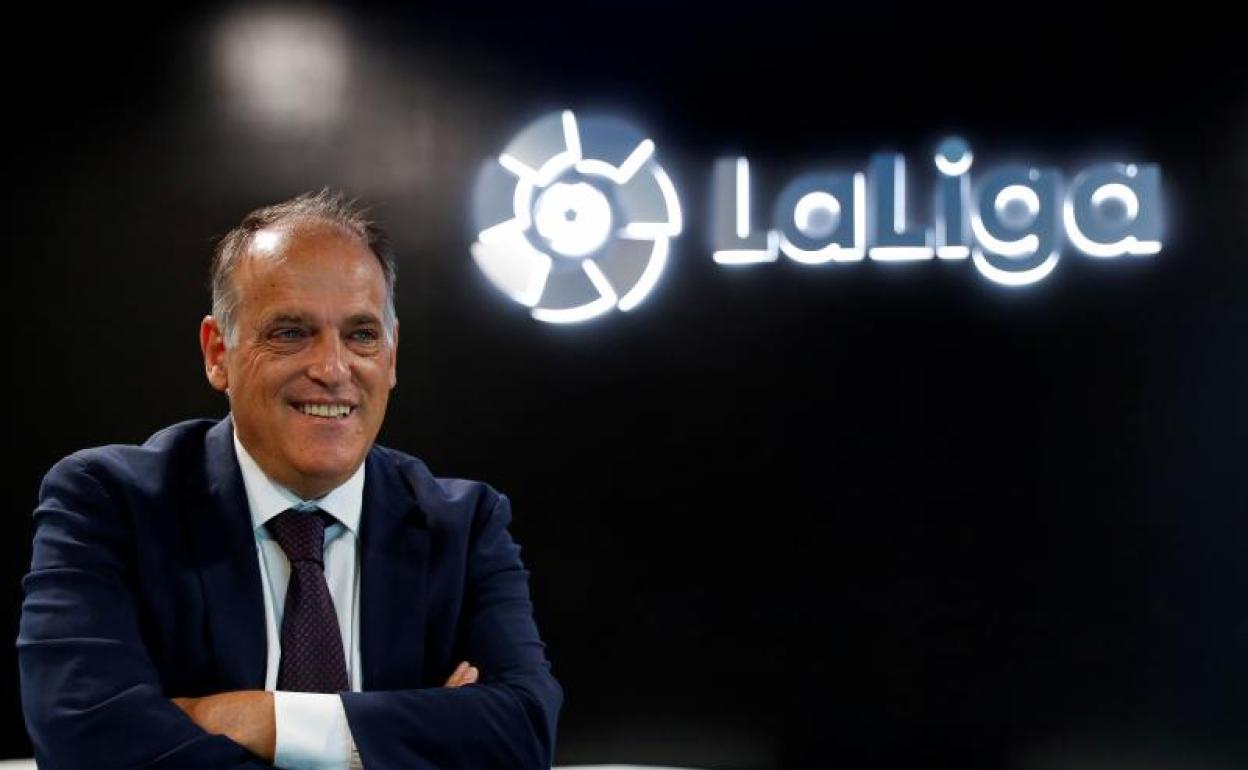 Javier Tebas, presidente de LaLiga. 