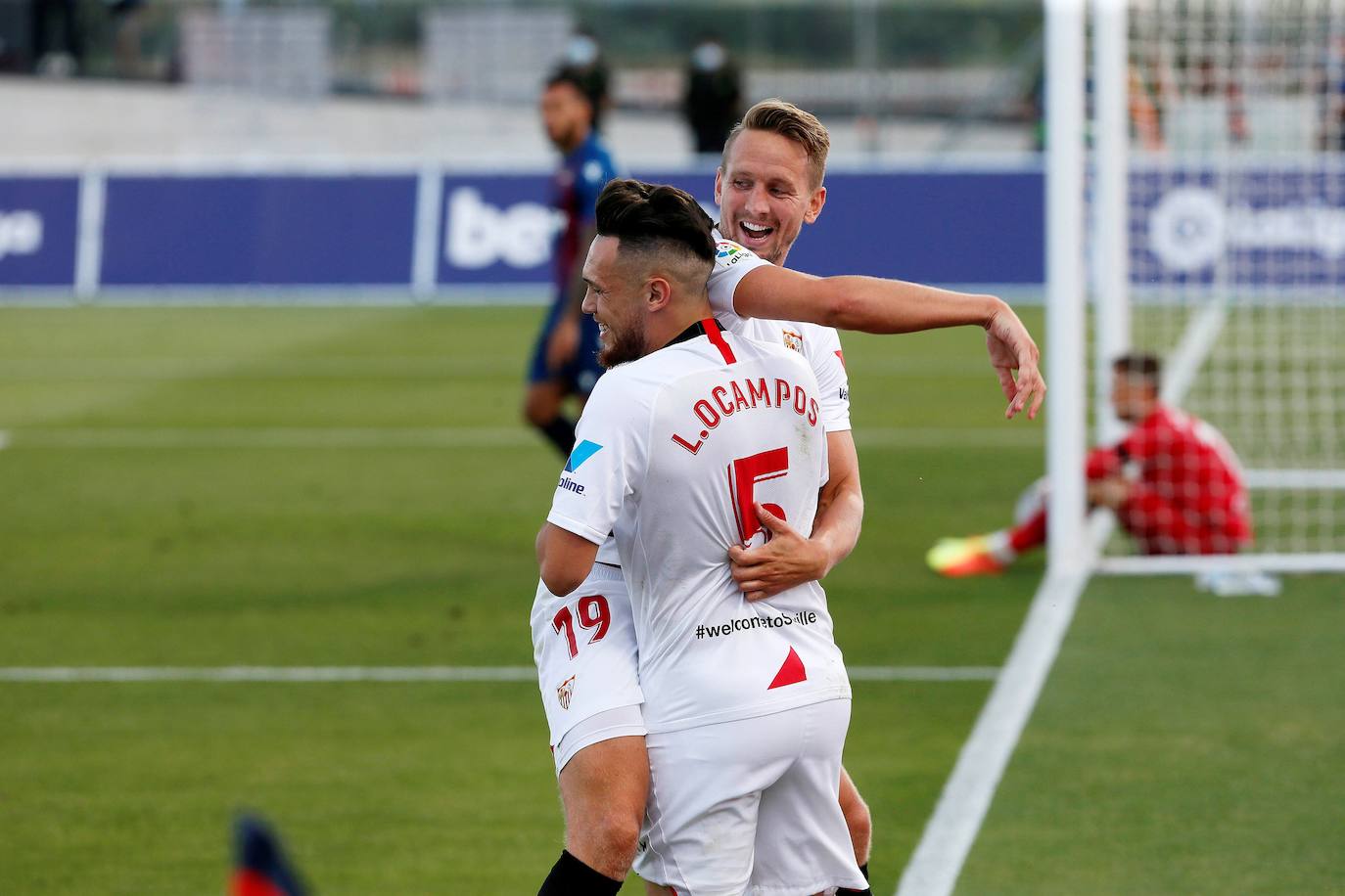 El Levante UD recibe al Sevilla FC, en el partido correspondiente a la jornada 29 de Liga, en el estadio Camilo Cano de La Nucía (Alicante).