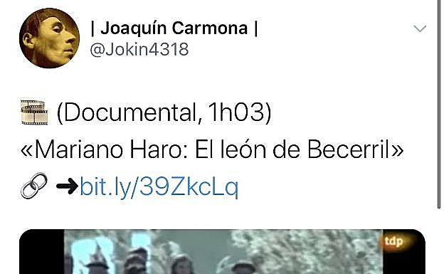 El último tuit que publicó Joaquín Carmona fue desde la estación de Atocha de Madrid. 