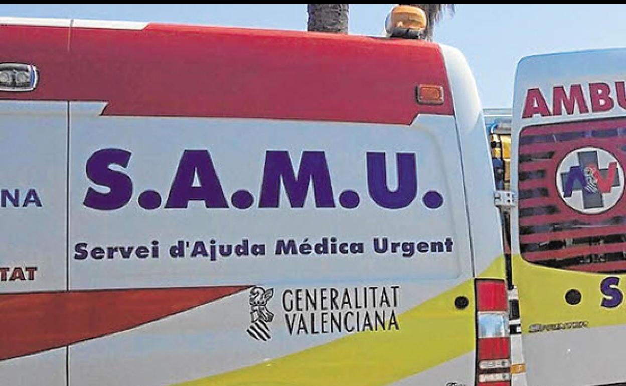 Un motorista, herido tras chocar contra una furgoneta junto a la alquería Clavel de Valencia