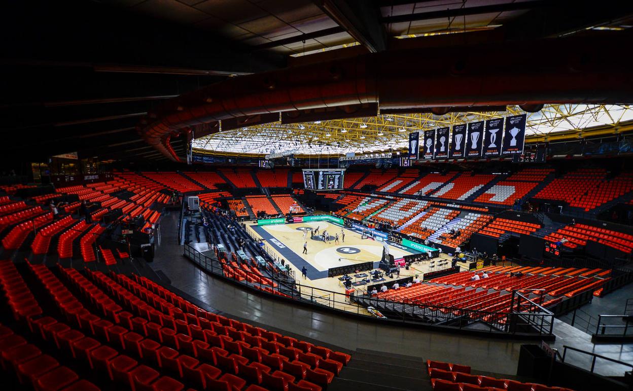 Aspecto de la Fonteta durante la Fase Final de la Liga Endesa 