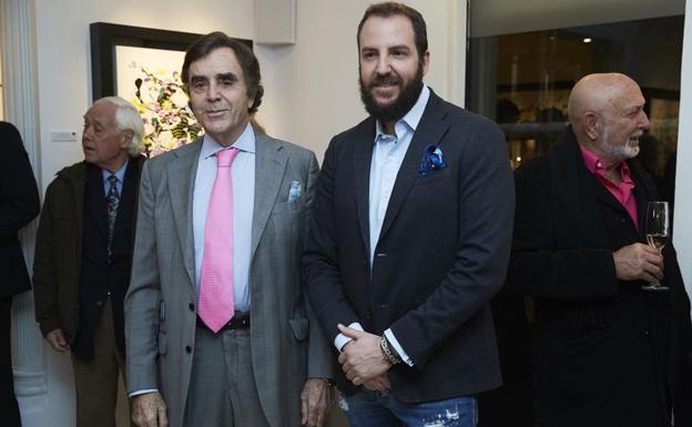 Manolo Segura y Borja Thyssen, en Madrid el pasado febrero. 