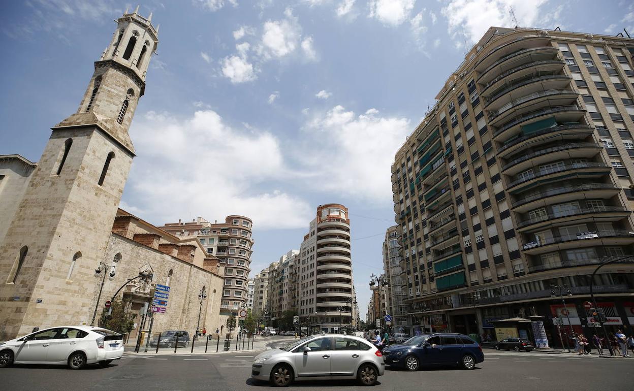 Valencia ampliará la zona peatonal de la Plaza de San Agustín