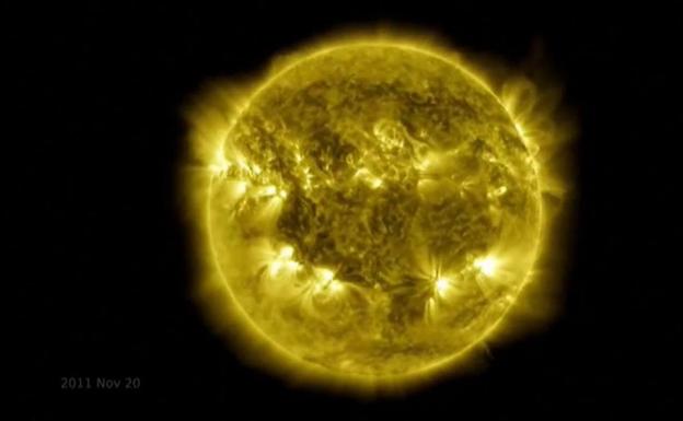 La NASA muestra la evolución del sol en los últimos 10 años