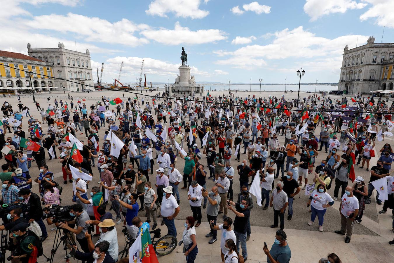 Lisboa, capital portuguesa, era uno de los ejemplos sobre cómo actuar para frenar la pandemia. Ahora el país luso ha sufrido un retroceso