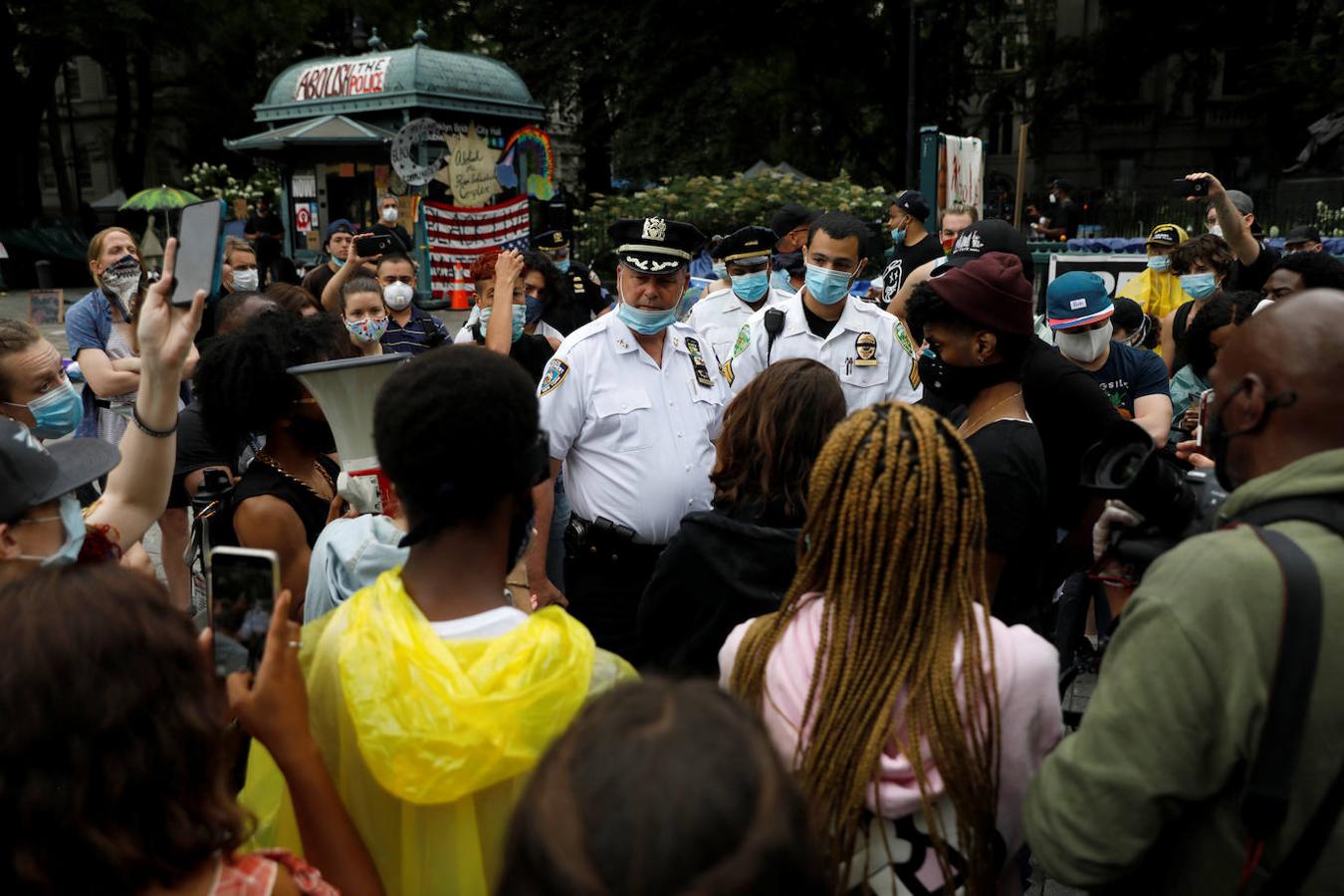 Las manifestaciones contra el racismo han congregado a miles de personas en las últimas semanas. En la imagen, una concentración en Nueva York