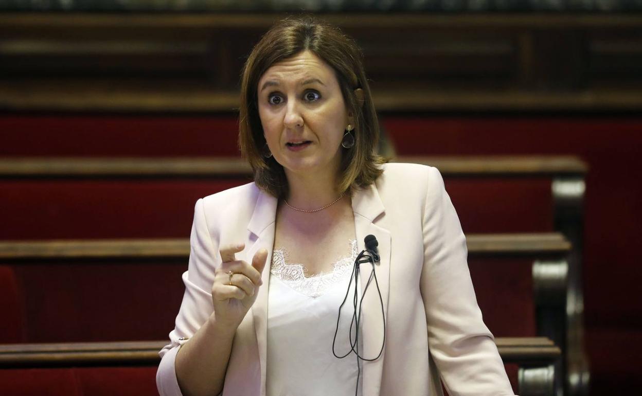 La portavoz del PP en el Ayuntamiento de Valencia, María José Catalá. 